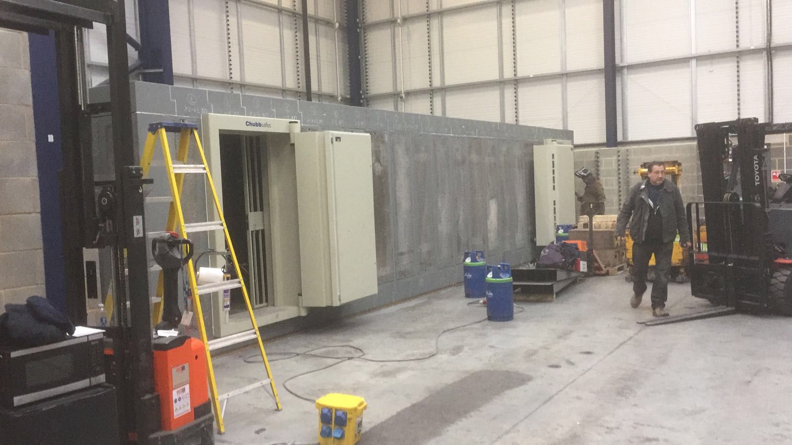 Secure vault installation